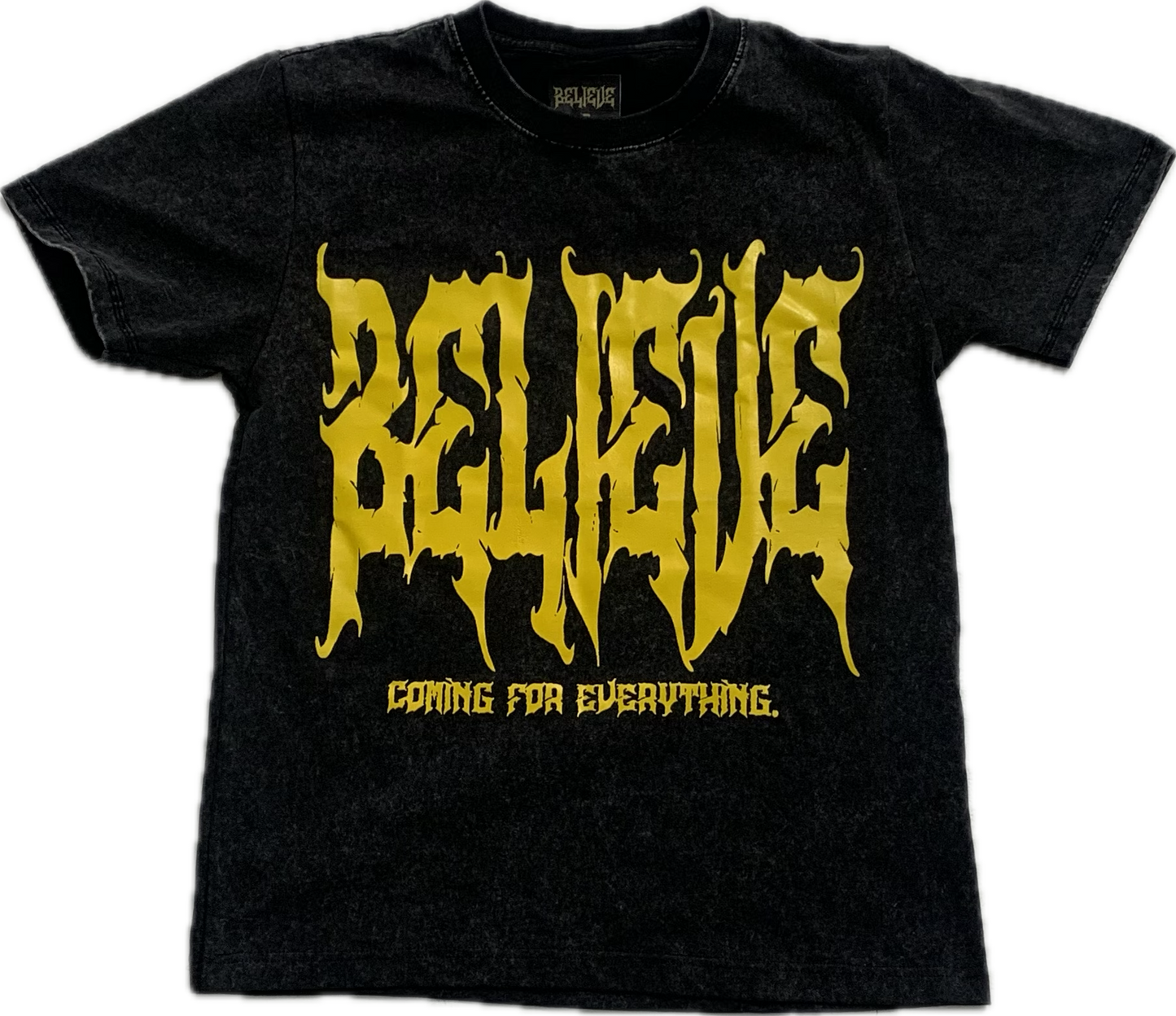 BLV washed tee (BLACK)