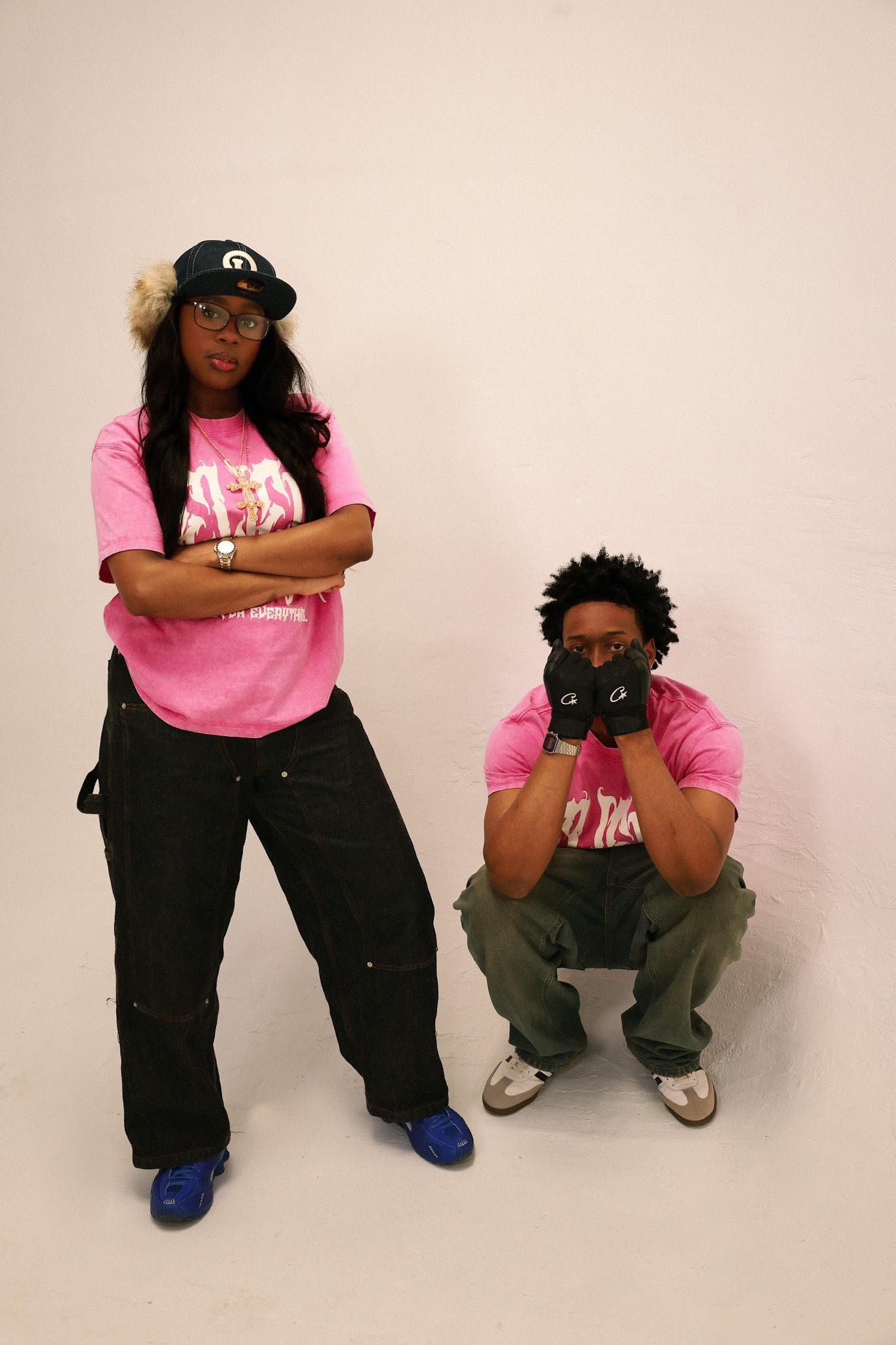 BLV washed tee (PINK)